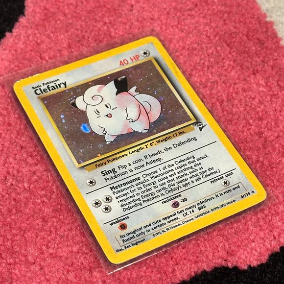 Clefairy #6 – Pokémon Base Set 2 – As Pictured - Picture 3 of 6